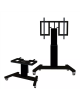 Neomounts Floor stand | PLASMA-M2500TBLACK TV trolley | Adjustable Height, Tilt | 42-100 " | Maximum weight (capacity) 150 kg | 