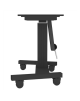 Neomounts Floor stand | PLASMA-M2500TBLACK TV trolley | Adjustable Height, Tilt | 42-100 " | Maximum weight (capacity) 150 kg | 