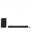 Sharp | 3.1.2 Dolby Atmos/DTS:X Soundbar with Wireless Subwoofer | HT-SBW53121(BK) | 550 W | Bluetooth | Black | Wireless connection