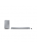 Sharp | 3.1.2 Dolby Atmos/DTS:X Soundbar with Wireless Subwoofer | HT-SBW53121(SL) | 550 W | Bluetooth | Silver | Wireless connection