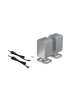 Sharp | 2.0.2 Wireless Rear Surround Speakers | HT-SPR52021(SL) | 200 W | Silver | Wireless connection