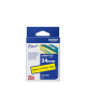 Brother | TZe-651 Laminated Tape | Black On Yellow | TZe | 8 m | 2.4 cm