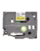 Brother | TZe-651 Laminated Tape | Black On Yellow | TZe | 8 m | 2.4 cm
