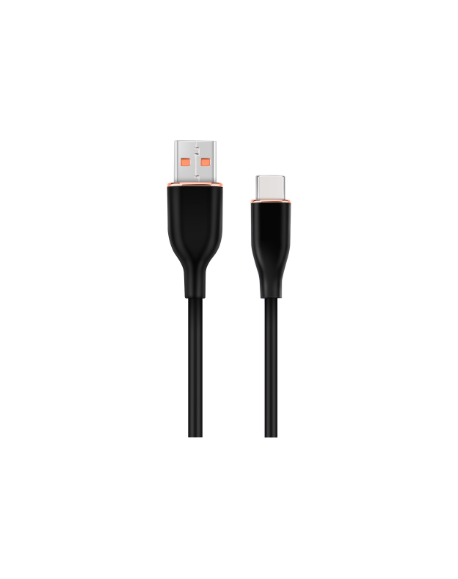 Cablexpert Premium silicon Type-C USB charging and data cable, 1.5 m | CC-USB2S-AMCM-1.5M-BK