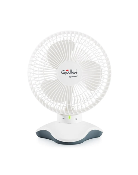 Gallet Fan | GALVEN6 | Table Fan | White | Diameter 15 cm | Number of speeds 3 | Oscillation | 5 W