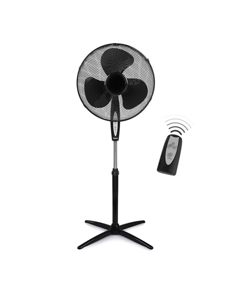 Tristar | Fan | VE-5899 | Stand Fan | Black | Diameter 40 cm | Number of speeds 3 | Oscillation | 45 W | Remote control