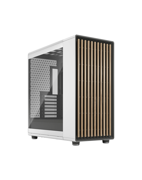 Fractal Design Computer Case | North XL | Chalk White TG Clear | ATX | Power supply included No