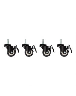 Lanberg Castors x4 with thread and brake for wall mounting cabinets | Lanberg