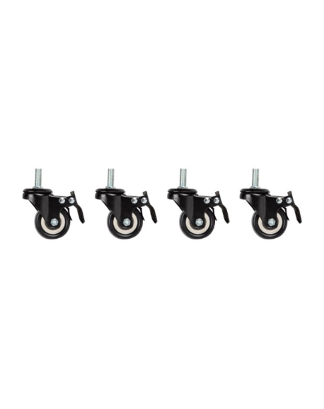 Lanberg Castors x4 with thread and brake for wall mounting cabinets | Lanberg