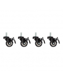 Lanberg Castors x4 with thread and brake for wall mounting cabinets | Lanberg