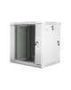 Lanberg Rack cabinet 19" double-section wall-mount 12U/600x600 (flat pack), grey | Lanberg
