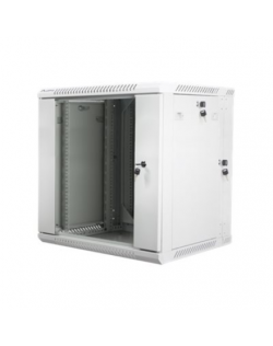 Lanberg Rack cabinet 19" double-section wall-mount 12U/600x600 (flat pack), grey | Lanberg