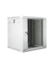 Lanberg Rack cabinet 19" double-section wall-mount 12U/600x600 (flat pack), grey | Lanberg