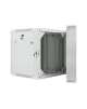 Lanberg Rack cabinet 19" double-section wall-mount 12U/600x600 (flat pack), grey | Lanberg