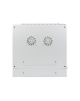 Lanberg Rack cabinet 19" double-section wall-mount 12U/600x600 (flat pack), grey | Lanberg