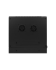 Lanberg Rack cabinet 19" double-section wall-mount 9U/600x600 (flat pack), black | Lanberg