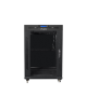 Lanberg Rack cabinet 19" free-standing 15U/600x800 (flat pack) with glass door lCD V2, black | Lanberg