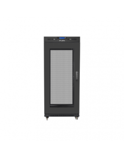 Lanberg Rack cabinet 19" free-standing 15U/800x1000 (flat pack) with mesh door lCD V2, black | Lanberg