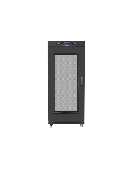 Lanberg Rack cabinet 19" free-standing 15U/800x1000 (flat pack) with mesh door lCD V2, black | Lanberg