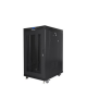 Lanberg Rack cabinet 19" free-standing 22U/800x1000 (flat pack) with mesh door lCD V2, black | Lanberg
