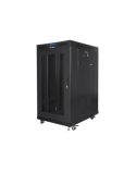 Lanberg Rack cabinet 19" free-standing 22U/800x1000 (flat pack) with mesh door lCD V2, black | Lanberg