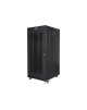 Lanberg Rack cabinet 19" free-standing 27U/600x600 (flat pack) with mesh door lCD V2, black | Lanberg