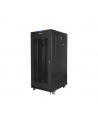 Lanberg Rack cabinet 19" free-standing 27U/600x600 (flat pack) with mesh door lCD V2, black | Lanberg