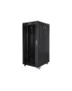 Lanberg Rack cabinet 19" free-standing 27U/600x800 (flat pack) with glass door lCD V2, black | Lanberg