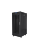 Lanberg Rack cabinet 19" free-standing 27U/600x800 (flat pack) with mesh door ICD V2, black | Lanberg