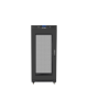 Lanberg Rack cabinet 19" free-standing 27U/600x800 (flat pack) with mesh door ICD V2, black | Lanberg
