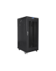 Lanberg Rack cabinet 19" free-standing 27U/600x800 (flat pack) with mesh door ICD V2, black | Lanberg
