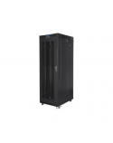 Lanberg Rack cabinet 19" free-standing 27U/800x1200 (flat pack) with mesh door lCD, black | Lanberg