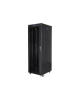 Lanberg Rack cabinet 19" free-standing 37U/600x800 (flat pack) with glass door lCD V2, black | Lanberg