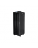 Lanberg Rack cabinet 19" free-standing 37U/600x800 (flat pack) with glass door lCD V2, black | Lanberg