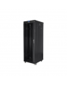 Lanberg Rack cabinet 19" free-standing 37U/600x800 (flat pack) with glass door lCD V2, black | Lanberg