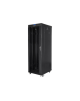 Lanberg Rack cabinet 19" free-standing 37U/800x1000 (flat pack) with glass door ICD V2, black | Lanberg