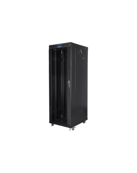 Lanberg Rack cabinet 19" free-standing 37U/800x1000 (flat pack) with glass door ICD V2, black | Lanberg