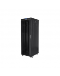 Lanberg Rack cabinet 19" free-standing 37U/800x1000 (flat pack) with glass door ICD V2, black | Lanberg