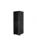 Lanberg Rack cabinet 19" free-standing 42U/600x1000 (flat pack) with mesh door lCD V2, black | Lanberg