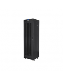Lanberg Rack cabinet 19" free-standing 42U/600x600 (flat pack) with mesh door lCD V2, black | Lanberg