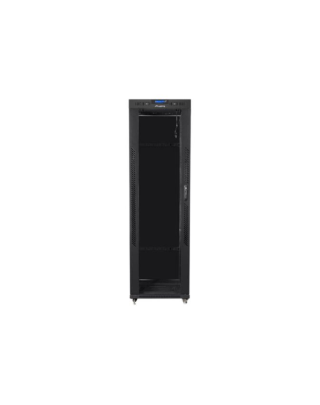 Lanberg Rack cabinet 19" free-standing 42U/600x800 (flat pack) with glass door lCD V2, black | Lanberg