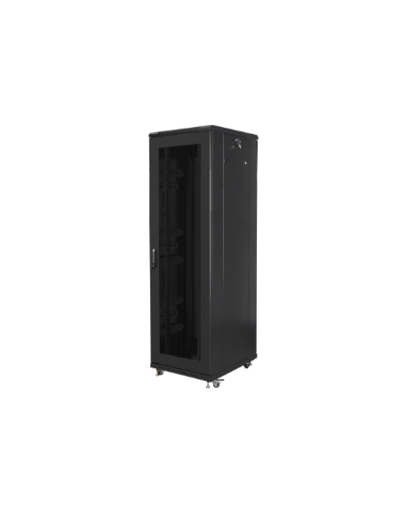 Lanberg Rack cabinet 19" free-standing 42U/600x800 (flat pack) with mesh door, black | Lanberg