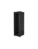 Lanberg Rack cabinet 19" free-standing 42U/600x800 (flat pack) with mesh door, black | Lanberg