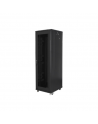 Lanberg Rack cabinet 19" free-standing 42U/600x800 (flat pack) with mesh door, black | Lanberg