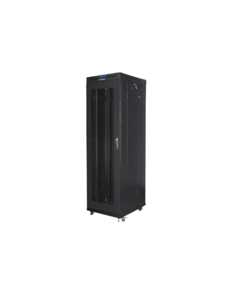 Lanberg Rack cabinet 19" free-standing 42U/600x800 (flat pack) with mesh door lCD V2, black | Lanberg