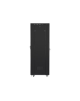 Lanberg Rack cabinet 19" free-standing 42U/600x800 (flat pack) with mesh door lCD V2, black | Lanberg