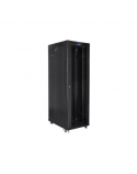Lanberg Rack cabinet 19" free-standing 42U/800x1000 (flat pack) with glass door lCD V2, black | Lanberg