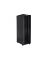 Lanberg Rack cabinet 19" free-standing 42U/800x1000 (flat pack) with glass door lCD V2, black | Lanberg