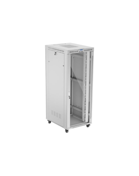 Lanberg Rack cabinet 19" free-standing 42U/800x1000 (flat pack) with glass door lCD V2, grey | Lanberg