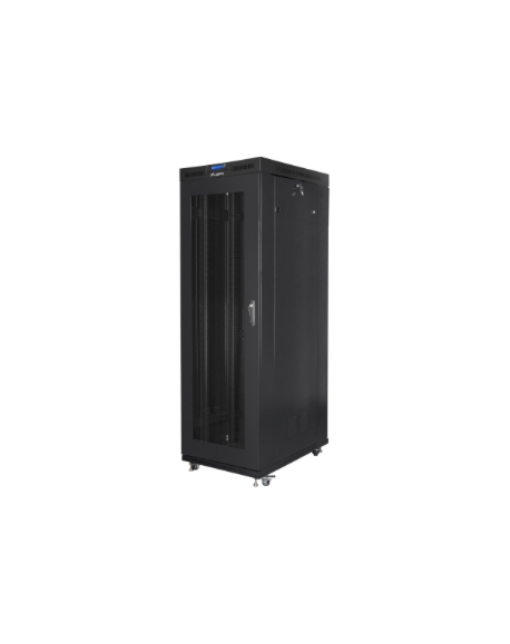 Lanberg Rack cabinet 19" free-standing 42U/800x1000 (flat pack) with mesh door lCD V2, black | Lanberg